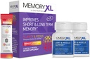 OmegaXL Joint Support Supplement for Relief - Natural Muscle Support, Green Lipped Mussel Oil, 60 Ct (2 Pack). MemoryXL, Magnesium L-Threonate Brain Supplement - Memory & Focus Cranberry Lemon 30 Pack
