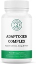 Adaptogen Complex Calmness, Energy and Vitality Booster - Ashwagandha, Schisandra, Astragalus, Ginseng, Rhodiola, and More - Promotes Balance, Focus, and Overall Well-Being - 60 Ct