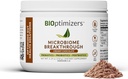 Microbiome Breakthrough Gut Support Powder Chocolate Flavor With Lactobacillus Strains, Bone Broth & Collagen Source of L-Glutamine Supports Digestive Comfort, Gas & Bloating Relief 30 Servings*