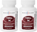 GeriCare Thera M Multivitamin Caplets, Blend of Vitamins and Minerals to Ensure Maximum Nutritional Support Antioxidant Protection Supplement, 100 Count (Pack of 2)
