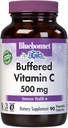 BlueBonnet Buffered Vitamin C 500 mg Vegetable Capsules, 90 Count, White (743715005686)