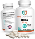 DHEA Capsules - DHEA Supplements - Natural Energy Support & Immune Support - Supports Vitality, Skin Elasticity, & Overall Wellness - DHEA Supplement for Women & Men (25 mg)