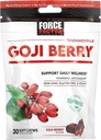 FORCE FACTOR Goji Berry Soft Chews Superfood Antioxidants Supplement to Support Healthy Eyes and Skin, Immune Health, and Inflammation, Non-GMO, Gluten-Free, & Vegan, Goji Berry Flavor, 30 Soft Chews