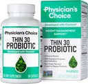 Physician's CHOICE Probiotics for Weight Management & Bloating - 6 Probiotic Strains - Prebiotics - Key ingredient Cayenne - Supports Gut Health - Weight Management for Women & Men - Green Tea - 84 CT