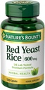 Nature's Bounty Red Yeast Rice 600mg 120 Capsules (Pack of 2)