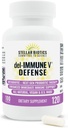 Del-Immune V® Defense by Stellar Biotics, All-Natural Immune Support & Gut Health (+) Immediate Care, Metabiotic: NextGen Probiotic Therapy (120 Caps)