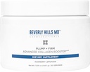 Beverly Hills MD Plump + Firm Advanced Collagen Booster for Aging Skin- Nutrient Powder Drink Mix Formula for Plumper, Firmer, Skin w/Collagen Peptides, Polyphenols, Ceramides (Raspberry Lemonade)