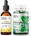 Wild & Organic Mullein Drops 2 oz & Chlorophyll Gummies 60 Chews