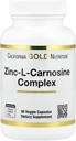 California Gold Nutrition Zinc-L-Carnosine Complex, 90 Veggie Caps