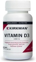 Kirkman - Vitamin D3 1000 IU - 120 Capsules - Supports Immune Health - Helps Build Strong Bones - Hypoallergenic