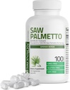 Bronson Saw Palmetto Extra Strength Supports Healthy Prostate Function & Urinary Health Support - Non GMO, 100 Vegetarian Capsules