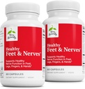 Terry Naturally Healthy Feet & Nerves - Herbal Supplement with Bioactive Vitamin B12 - Circulation & Nerve Health Support Supplement - Vegan Capsules with Boswellia Serrata - 60 Capsules (Pack of 2)
