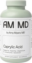 Amy Myers MD Caprylic Acid - Digestion Support Supplement for Intestinal Balance - Supports a Balanced Microbiome for Gut Health - Gluten-Free, Dairy-Free & Non-Soy - 120 Capsules (60 Servings)