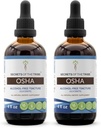 Secrets of the Tribe OSHA Tincture Alcohol-Free Liquid Extract, Responsibly farmed OSHA (Ligusticum porteri) Dried Root (2x4 FL OZ)