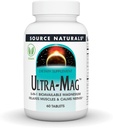 Source Naturals Ultra-Mag, 5-in-1 Bioavailable Magnesium - Relaxes Muscles & Calms Nerves* - 60 Vegan Tablets