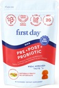 FIRST DAY 3 in 1 Probiotics for Men - Prebiotic, Probiotic & Postbiotic Supplement – Mens Probiotic for Digestive Health, Oral Health, Immune Function, Energy, Gut Health for Men – 30-Day Supply