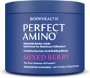 BodyHealth PerfectAmino Powder - BCAA and EAA Powder for Pre and Post Workout - Amino Acid Energy Drink for Men and Women to Support Lean Muscle and Recovery - Mixed Berry - 30 Servings