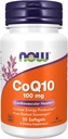 NOW Supplements, CoQ10 (Coenzyme Q10) 100 mg, Pharmaceutical Grade, Cardiovascular Health*, 50 Softgels