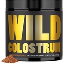 Colostrum Supplement - Grass Fed Pure Bovine Colostrum Powder - 2000mg & 400mg IgG (calostro bovino) - Gut, Immunity, Skin, Hair Support - Sugar Free, Natural Cacao Flavour, 30 Servings
