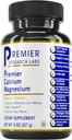 Premier Research Labs Calcium Magnesium Powder - Natural Coral Calcium Powder for Bone Health, Mix with Water for Alkaline PH Balance - 8 oz
