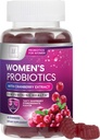 Probiotics for Women Gummies with Cranberry - 6 Premium Strains for PH Balance, Digestive Health, Vaginal & Immune Support, 3 Billion CFU, Women's Probiotic Gummy for Feminine Health - 60 Gummies