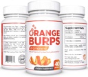 Orange Burps | D-Limonene Supplement - Acid Reducer (Antacid for Acid Reflux), Heartburn Relief, GERD Relief, and Indigestion Relief | Orange Peel Extract for Health and Wellness (1,000 mg, Pack of 3)