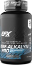 EFX Sports Kre-Alkalyn Pro | pH Correct Creatine Monohydrate Pill Supplement | Muscle Building Pre Workout for Men & Women | 30 Servings, 60 Capsules
