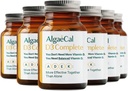 ALGAECAL 4-in-1 Vitamin D3 K2 Complete - ADK Vitamin Supplement, Enhanced Immune Support & Bone Health with D3 K2, A, & E - Whole Body Wellness & Bone Strength, Easy-Swallow Softgels, 6 Month Supply