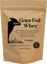 Raw Grass Fed Whey Protein Powder – Unflavored, Only 1 Ingredient: 100% Pure Grass-Fed Whey from Happy, Healthy Cows – Undenatured, Non-GMO, Hormone-Free, Gluten-Free, Made in USA, 12 OZ