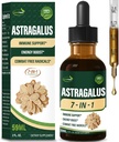 Astragalus Root Extract Herbal Drops for Immune System Support, Immunity Health & Energy Boost Tincture Supplements with Rhodiola Rosea, Echinacea, Elderberry, Reishi, Ginseng. Huang Qi. 2oz