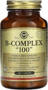 Solgar B-Complex 100" - 100 Tablets - Energy Metabolism, Cardiovascular Health, Nervous System Support - Non-GMO, Vegan, Gluten Free - 100 Servings