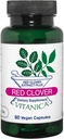 Vitanica Red Clover Blossom and Leaf Extract 500mg with 8% Isoflavones, Plus 175mg Blossoms, Menopause Relief Support for Women, 2 Month Supply, Non-GMO, Gluten Free, Vegan Supplement, 60 Capsules