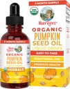 MaryRuth Organics Pumpkin Seed Oil Cold Pressed | 2 Month Supply | USDA Organic Pumpkin Seed Liquid Drops for Men and Women | Urinary Health in Men | Sugar Free | Vegan | Non-GMO | 60 Servings