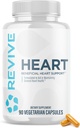 Revive MD Health Supplements, 90 Veggie Capsules - CoQ10 Supplement Supports Heart Muscle Function - Coenzyme Q10 200mg Promotes Healthy Flow - Vegan-Friendly & Gluten-Free (30 Servings)