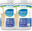 Nu-Life NuTherapy Nutritional Protein Powder for Adults- Vitamins and Minerals for Nutritional Support and Bone Health Support - 6 Servings (Pack of 2)