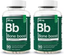 Essential Elements Bone Boost Bone Health Supplement - Bone Support and Calcium Supplement with Vitamin D 3, K2, Cissus Quadrangularis for Bone Strength - 180 Capsules (60 Day Supply) (2-Pack)