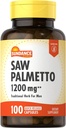 Sundance Vitamins Saw Palmetto 1200 mg - 100 Capsules, Pack of 2