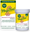 MegaFood Womens Probiotic + Prebiotic - Gluten-Free Prebiotics and Probiotics for Women, Supports Digestive Health & Regularity, Vaginal Probiotics for Healthy pH Levels, Vegetarian - 30 Capsules
