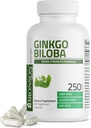 Bronson Ginkgo Biloba Extra Strength Supports Brain Function & Memory Support, 250 Vegetarian Capsules