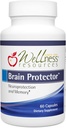 Wellness Resources Brain Protector Longevity Supplement with Novusetin Fisetin, Longvida Curcumin, AuroraBlue Wild Blueberry and na-RALA. Senolytic, Nerve & Brain Support (60 Vegetarian Capsules)