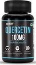 Quercetin 100mg Capsules - Standardized to 95% | Highly Purified & Bioavailable Supplement | Natural Bio-flavonoids & Powerful Anti-Oxidants (60 Capsules)