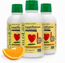 ChildLife Essentials Liquid Calcium Supplement for Kids - Baby Calcium with Magnesium, Zinc, and Vitamin D3 - Orange Flavor, 16 fl oz (3 Pack)