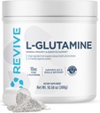 Revive MD Gut L-Glutamine Powder – Muscle Recovery & Immune Support Supplement for Adults – Promotes Digestive Health, Reduces Muscle Soreness & Supports Immunity – Vegan (30 Servings)