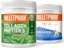 Bulletproof Unflavored Collagen Protein Powder, 18g Protein, 17.6 Oz, Grass Fed Collagen Peptides│Keto Creamer, French Vanilla, 2g Net Carbs, 10g Quality Fats from Powdered MCT Oil