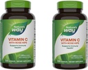 Nature's Way Vitamin C with Rose Hips, Antioxidant & Immune Function Support from vitamin C*, Promotes Collagen for Healthy Skin*, 1,000 mg per 2-Capsule Serving, 500 Capsules (Packaging May Vary)