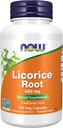 NOW Supplements, Licorice Root (Glycyrrhiza glabra) 450 mg, Herbal Supplement, 100 Veg Capsules