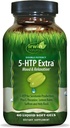 Irwin Naturals Double Potency 5-HTP Extra - 60 Liquid Soft-Gels, Pack of 3 - for Relaxation & Serotonin Production - 90 Total Servings