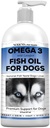 Nodens Natural Fish Oil for Dogs 100% Pure Omega 3 Fish Oil Liquid Dog Skin & Coat Supplement, Reduce Shedding and itching. Omega 3 Fatty Acids EPA & DHA for Dog Joints, Immune Support & Digestion