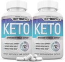 (2 Pack) Ketogenix Keto Pills 1275MG New & Improved Formula Contains Apple Cider Vinegar Extra Virgin Olive Oil Powder Green Tea Leaf 120 Capsules
