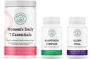 Women's Daily 7 Essentials, Adaptogen Complex & Sleep Well Bundle